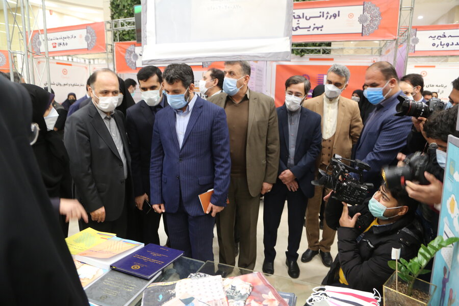 Minister of Cooperatives, Labor and Social Welfare visits exhibition of achievements of SWO and Shobair Nursery in south of Tehran
