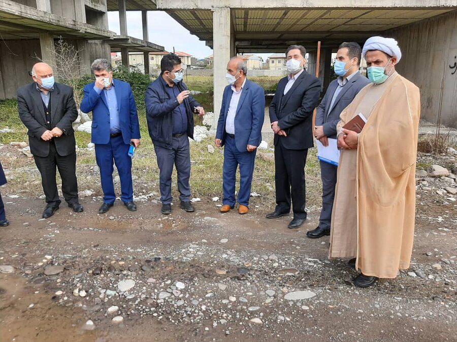 بازدید میدانی دکتر حسین نحوی نژاد از پروژه ۴۸ واحدی مسکن مهر شهرستان شفت