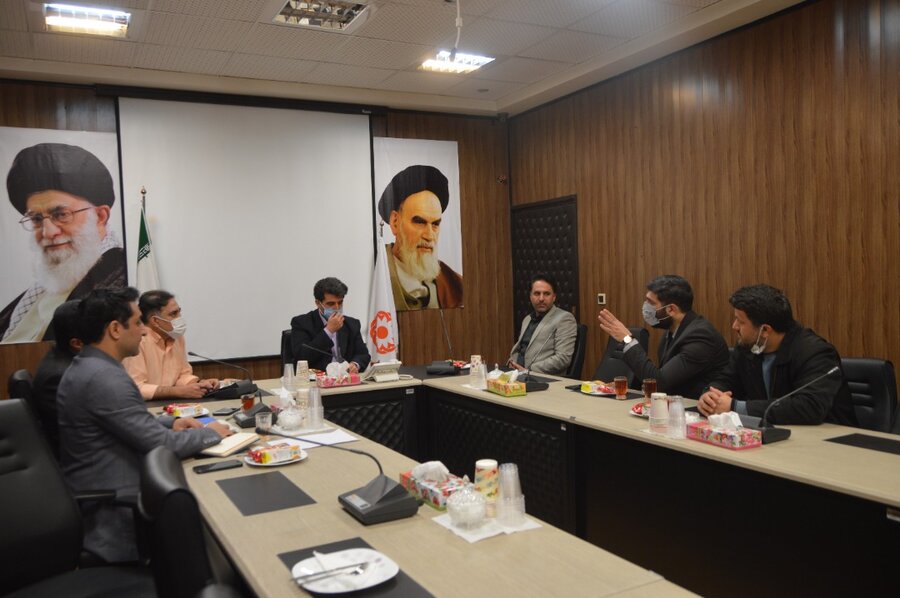 شمیرانات| نشست صمیمانه مدیر بهزیستی با مدیران شهرداری