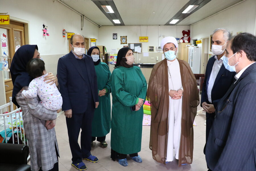 بازدید از خانه نوزادان و نونهالان مهر ( شیرخوارگاه) در رشت