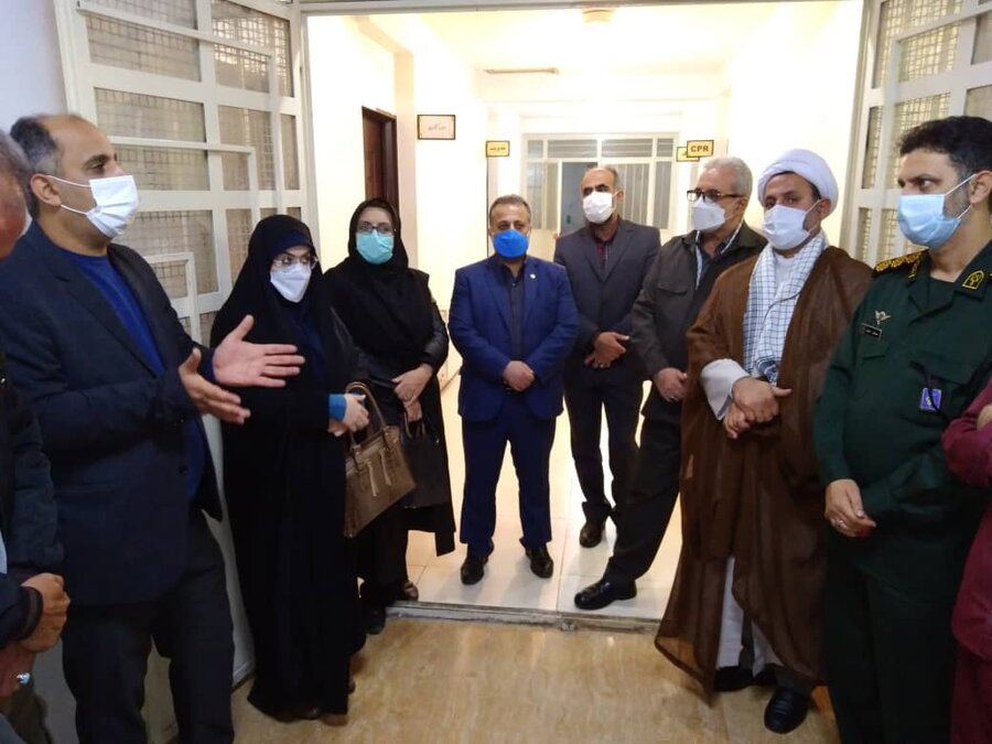 بازدید شبانه شورای بسیج از مرکز نگهداری ، درمان و کاهش آسیب ماده ۱۶ استان