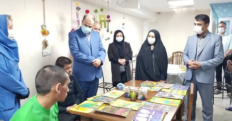 گزارش تصویری از بازدید مدیرکل بهزیستی استان زنجان مرکز شبانه روزی نگهداری کم‌توانان ذهنی بالای ۱۴سال