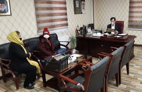 گزارش تصویری| دیدار مدیرکل بهزیستی با قهرمان کوچک استان البرز