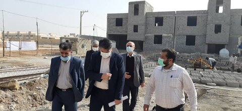 مدیر عامل انجمن خیرین مسکن ساز  ایران از پروژه۵۲ واحدی معلولان در شیبان بازدید کرد