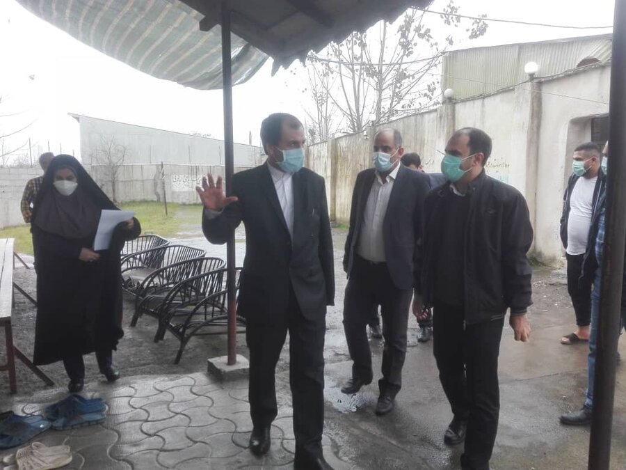 بازدید از مراکز میان مدت ترک اعتیاد تحت نظارت بهزیستی در رشت