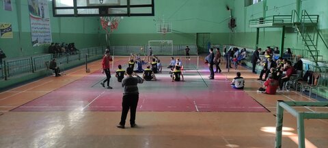 گزارش تصویری | برگزاری مسابقات  والیبال نشسته معلولین و جانبازان