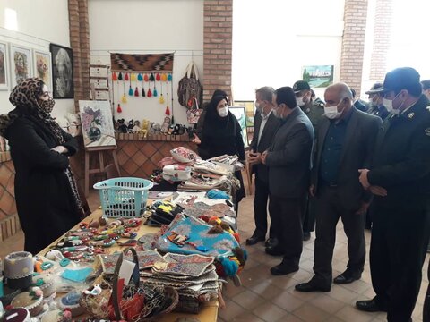 دامغان | افتتاح نمایشگاه توانمندی‌های مددجویان بهزیستی شهرستان
