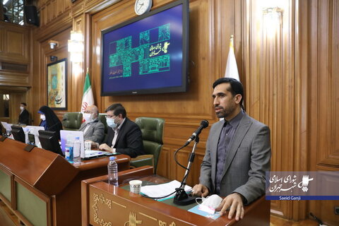 گزارش رئیس سازمان بهزیستی  در سی و یکمین جلسه شورای شهر تهران