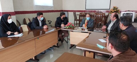 برگزاری جلسه با هیئت مدیره تعاونی ژینو در محل اداره بهزیستی مهاباد