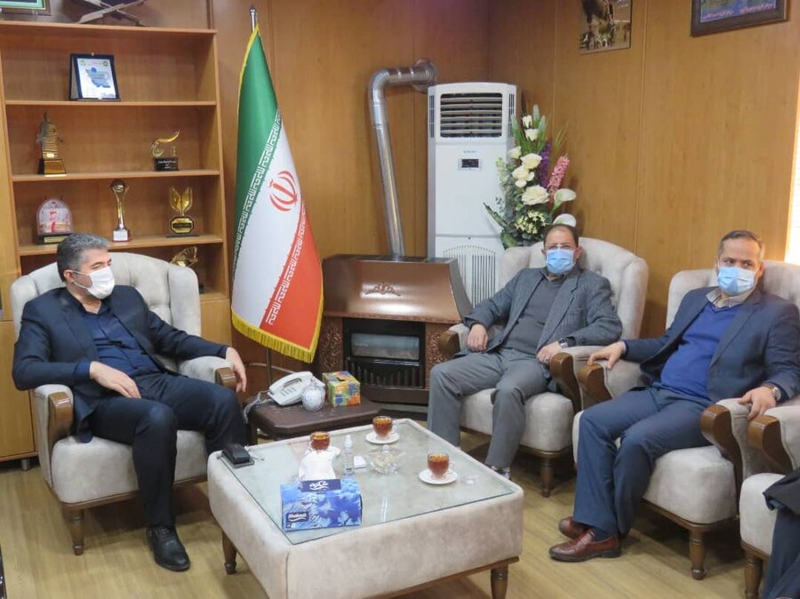 دیدار مدیرکل بهزیستی آذربایجان غربی با فرماندار مهاباد