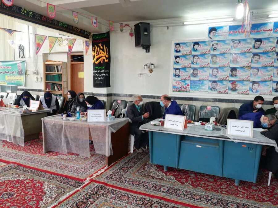 برگزاری اردوی جهادی و برنامه ی ویزیت رایگان در منطقه ی واجارگاه شهرستان رودسر