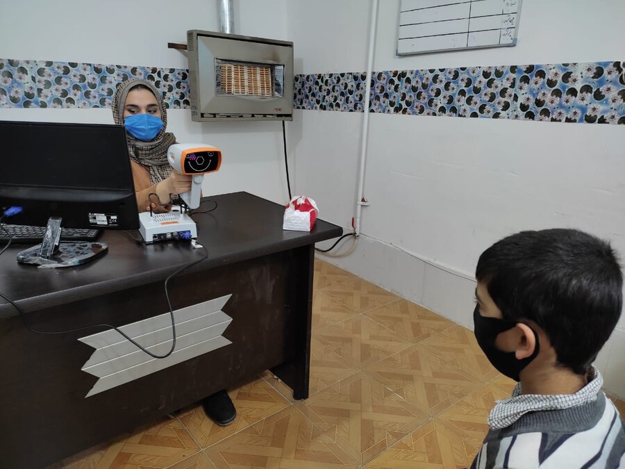 بهشهر׀ اجرای طرح غربالگری بینایی کودکان 3تا 6سال در شهرستان بهشهر
