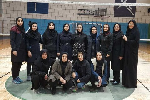 تیم والیبال بانوان بهزیستی استان اصفهان موفق به کسب مقام سوم شد