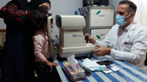 نکا׀ اجرای طرح غربالگری بینایی کودکان ۳ تا ۶ سال در شهرستان نکا