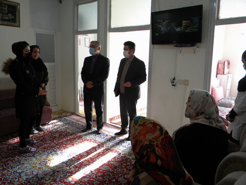 گزارش تصویری ا بازدید مدیرکل بهزیستی استان از مراکز  توانبخشی