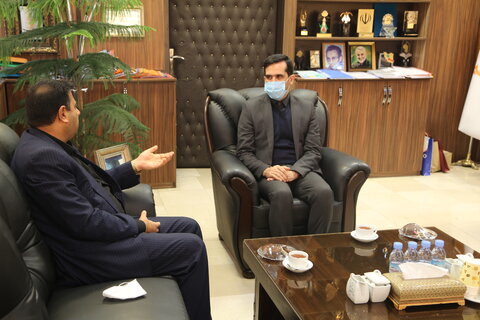 دیدار رئیس سازمان بهزیستی کشور با  نماینده مردم خرمشهر در مجلس شورای اسلامی