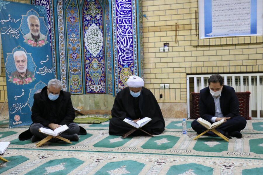 برگزاری محفل انس با قرآن در بهزیستی گیلان