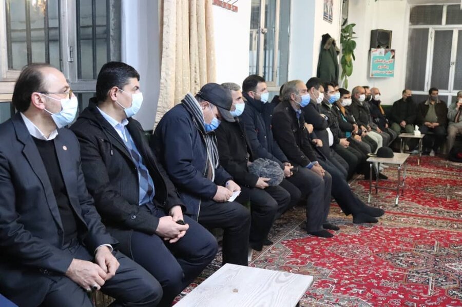 حضور مدیرکل بهزیستی آذربایجان غربی در مسجد محله آغ داش ارومیه 