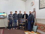 حضور فرنگی کار جوان قمی در مرکز توانبخشی حامیان 