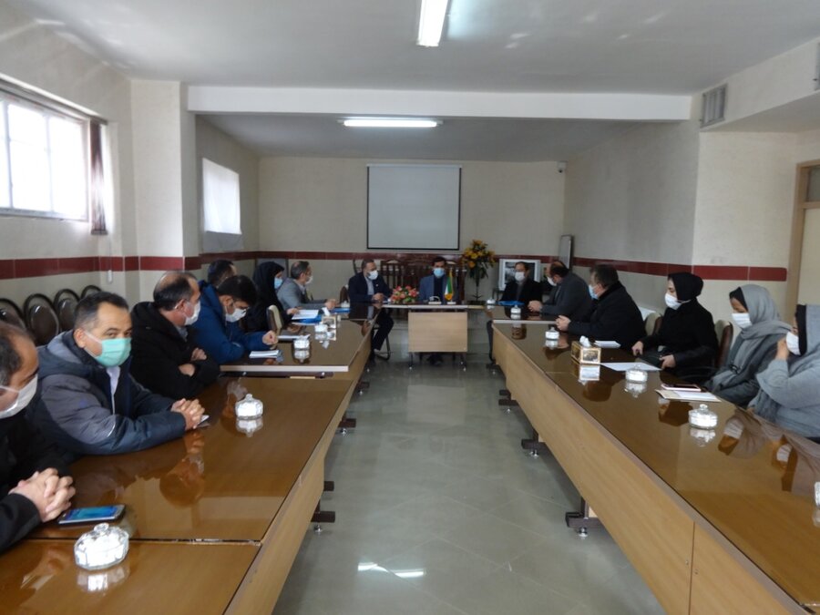 دیدار رئیس سازمان بهزیستی کشور با کارکنان اداره بهزیستی شهرستان مهاباد در آذربایجان غربی
