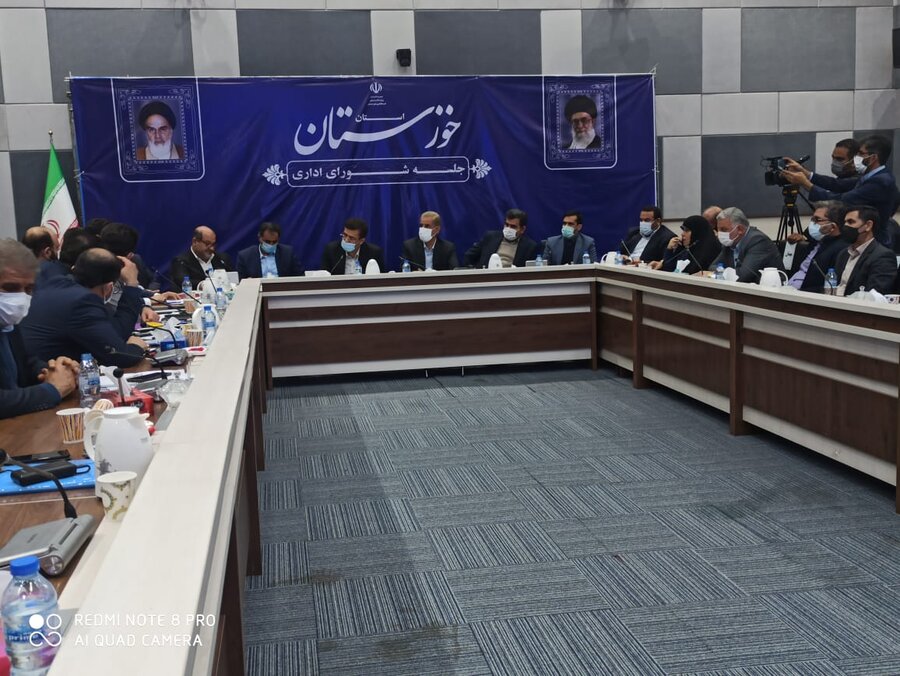 جلسه شورای اداری استانداری خوزستان با حضور رئیس سازمان بهزیستی کشور