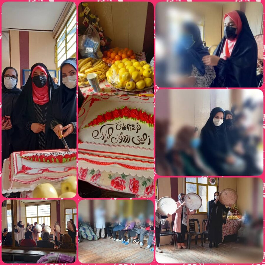 نظرآباد|برگزاری جشن ولادت حضرت زهرا (س) و روز مادر در سرای سالمندان آسیای نظرآباد  