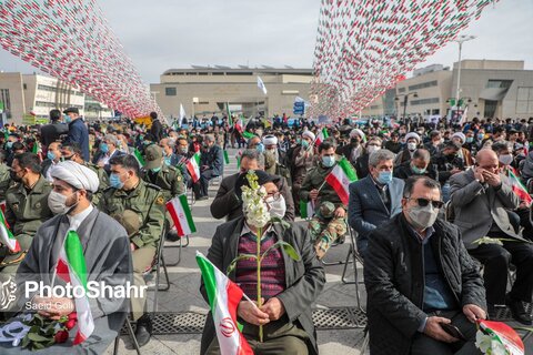 شرکت مدیران بهزیستی خراسان رضوی در مراسم بزرگداشت چهل و سومین سالگرد پیروزی انقلاب اسلامی