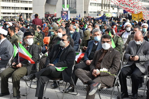 شرکت مدیران بهزیستی خراسان رضوی در مراسم بزرگداشت چهل و سومین سالگرد پیروزی انقلاب اسلامی