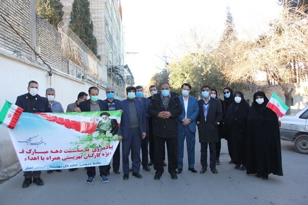 پیاده‌روی و اهدای خون کارکنان بهزیستی در دومین روز از دهه مبارک فجر