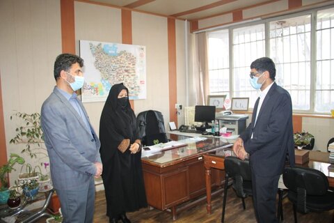 گزارش تصویری / دیدار سرپرست بهزیستی استان با کارکنان ستادی