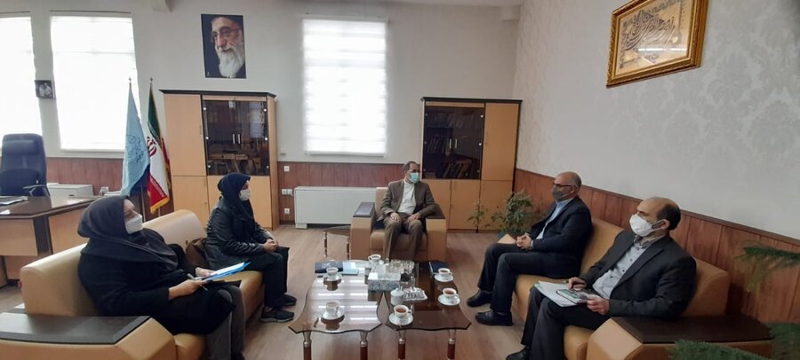 دیدار مدیرکل بهزیستی با دادستان عمومی و انقلاب مرکز استان سمنان