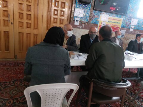 دیدار مردمی مدیر کل بهزیستی استان سمنان به اتفاق استاندار در شهرستان شاهرود