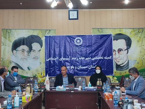 سومین کمیته تخصصی دبیرخانه رصد آسیب های اجتماعی استان برگزار شد
