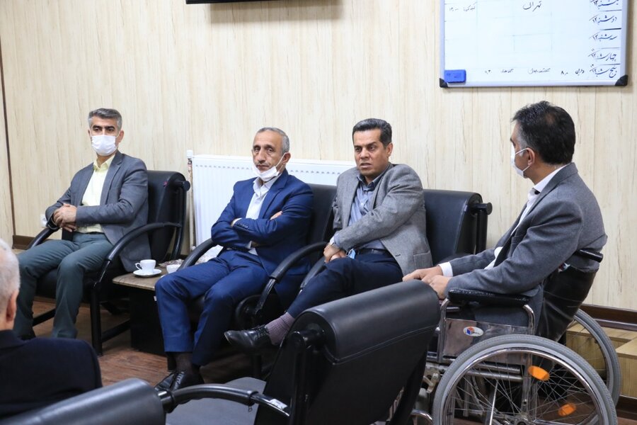 دیدار صمیمانه  سرپرست بهزیستی استان گیلان با نمایندگان تشکل های معلولین