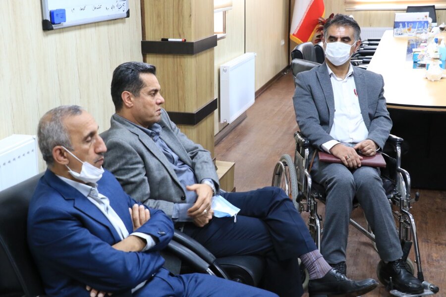 دیدار صمیمانه  سرپرست بهزیستی استان گیلان با نمایندگان تشکل های معلولین