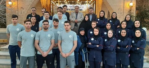 حضور مدیرکل بهزیستی استان در اردوی آمادگی تیم ملی گلبال + تصاویر