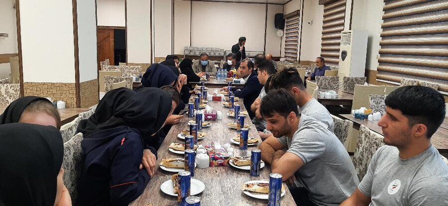 حضور مدیرکل بهزیستی استان در اردوی آمادگی تیم ملی گلبال + تصاویر