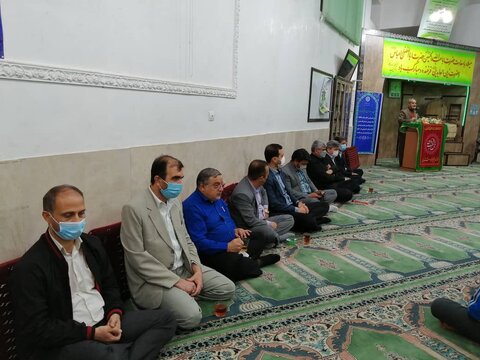 حضور سرپرست بهزیستی خراسان جنوبی با نمازگزاران مسجد قائم آل محمد (عج) بیرجند