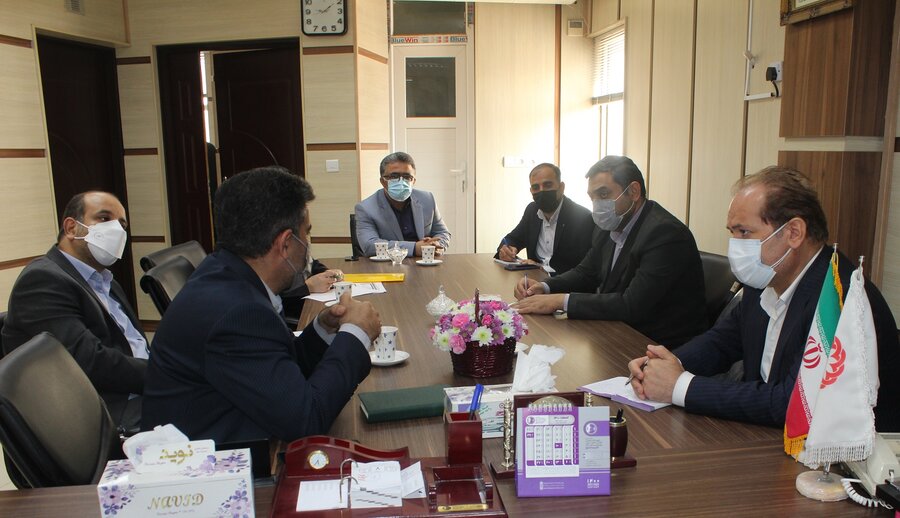 نشست مشترک سرپرست بهزیستی خوزستان و مدیرکل استاندارد