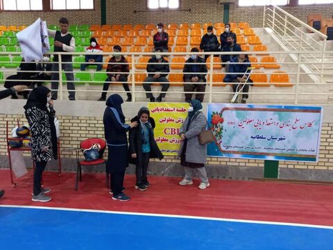 گزارش تصویری| استعدادیابی ورزشی معلولین شهرستان سلطانیه