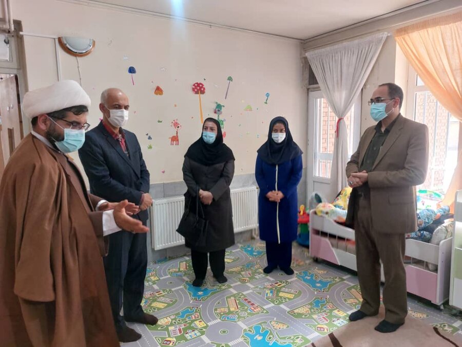 شاهرود | بازدید دادستان عمومی و انقلاب اسلامی  استان سمنان از مراکز بهزیستی