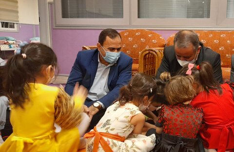 گزارش تصویری ا حضور استاندار در خانه کودکان شمیم بهشت
