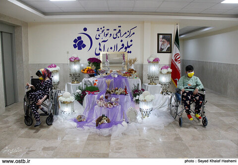 گزارش تصویری بازدید استاندار بوشهر از مراکز توانبخشی معلولان ذهنی نیلوفران آبی