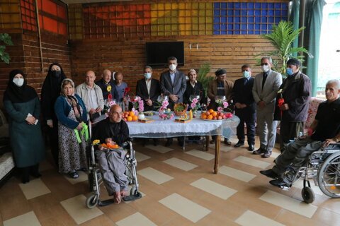 گزارش تصویری | دیدار نوروزی مسئولین استانی با سالمندان بهزیستی استان کردستان