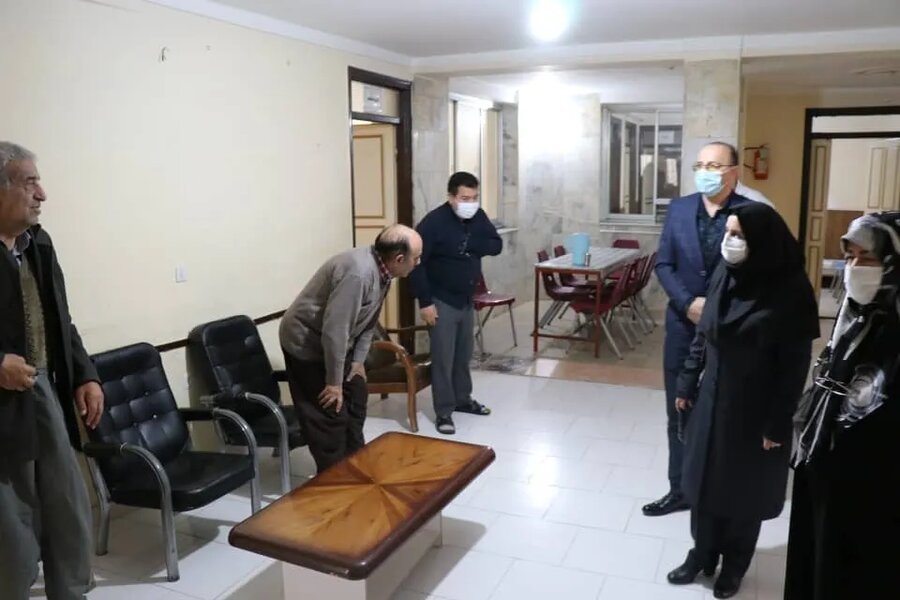 بازدید سرپرست بهزیستی آذربایجان غربی از شیرخوارگاه، مرکز نگهداری سالمندان و مرکز نگهداری کودکان ۳ تا ۶ سال در ارومیه