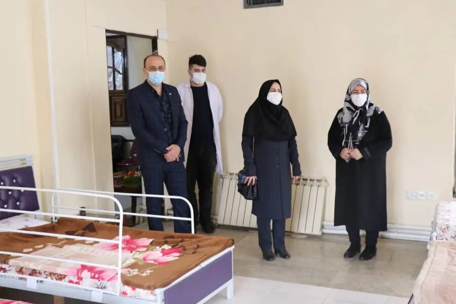 بازدید سرپرست بهزیستی آذربایجان غربی از شیرخوارگاه، مرکز نگهداری سالمندان و مرکز نگهداری کودکان ۳ تا ۶ سال در ارومیه