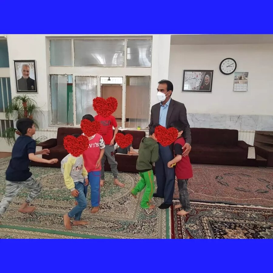 بازدید سرزده سرپرست بهزیستی استان  کرمان از مرکز حمایتی آموزشی کودکان خیابانی و کار حضرت زهرا(س)