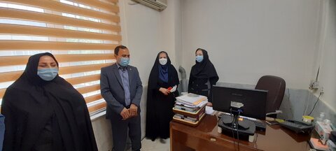 گزارش تصویری ا گرمسار ا دیدار سرپرست بهزیستی استان با همکاران شهرستان