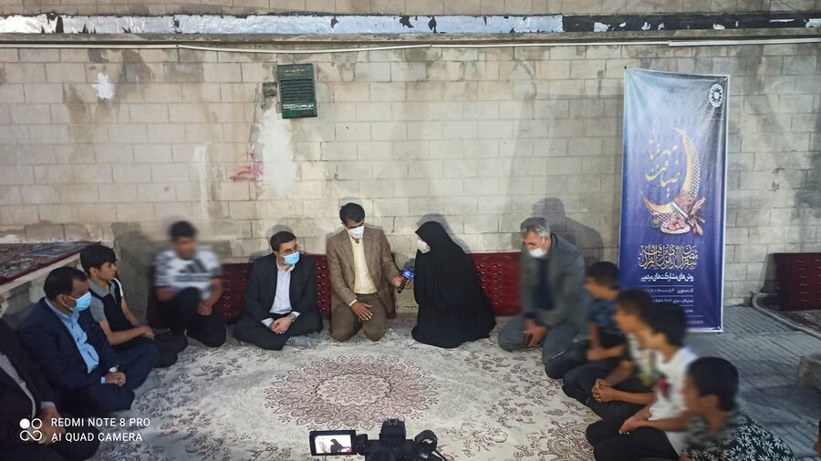 اولین افطاری استاندار کرمانشاه در اولین روز ماه مبارک رمضان با فرزندان مهر 