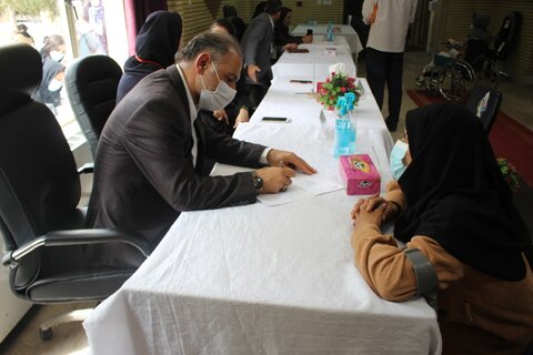 گزارش تصویری| میز خدمت بهزیستی پاسخگوی مراجعات مردم شریف استان البرز در سفر ریاست جمهوری بود 